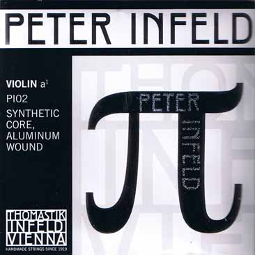 ヴァイオリン弦 Piter Infeld セット (with E platinum & D silver)
