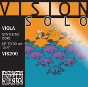 ヴィオラ弦 Vision Solo セット (with D tungstein silver)