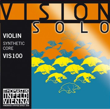 ヴァイオリン弦 Vision Solo セット (with D aluminium)